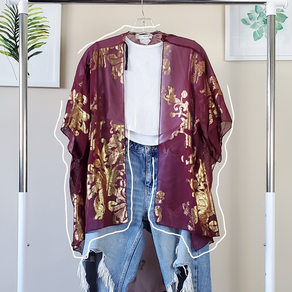 Sheer kimono